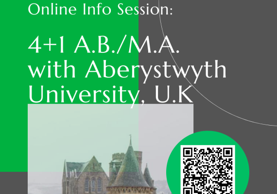 Spring 2023 Aberystwyth Info Session Poster