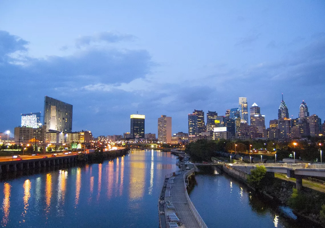 Philadelphia at Night