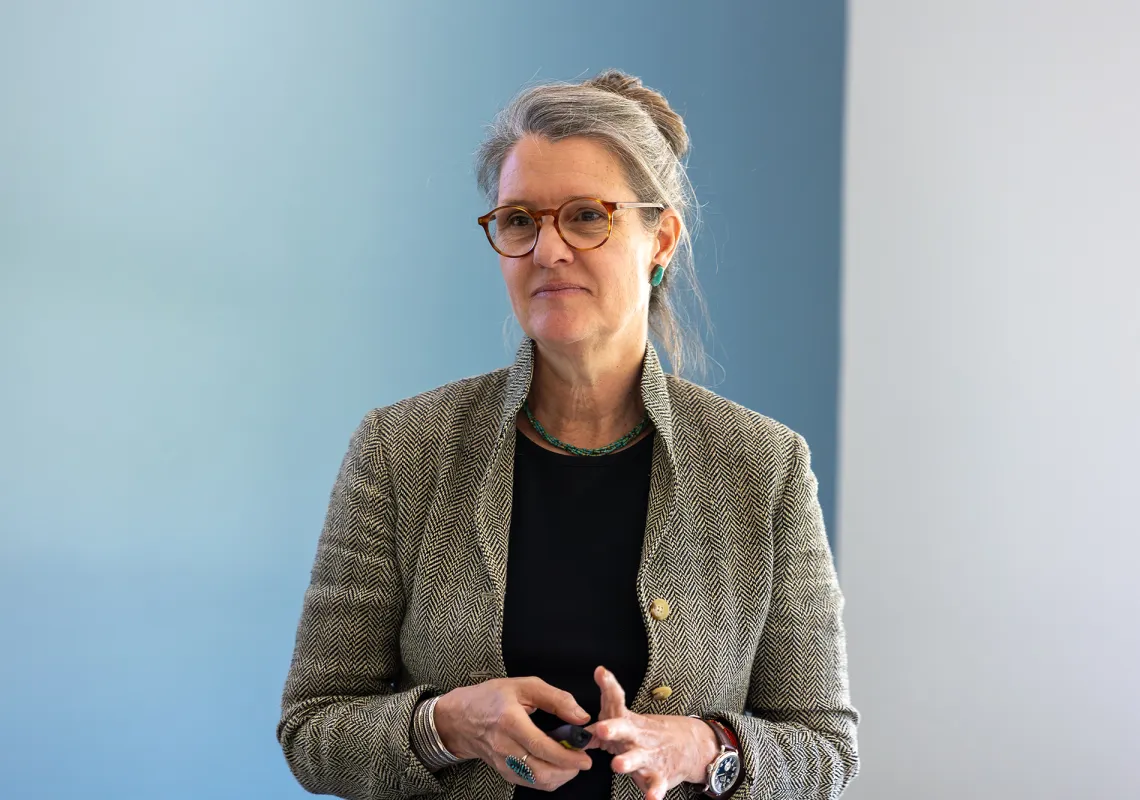 Lisa Young Larance in classroom