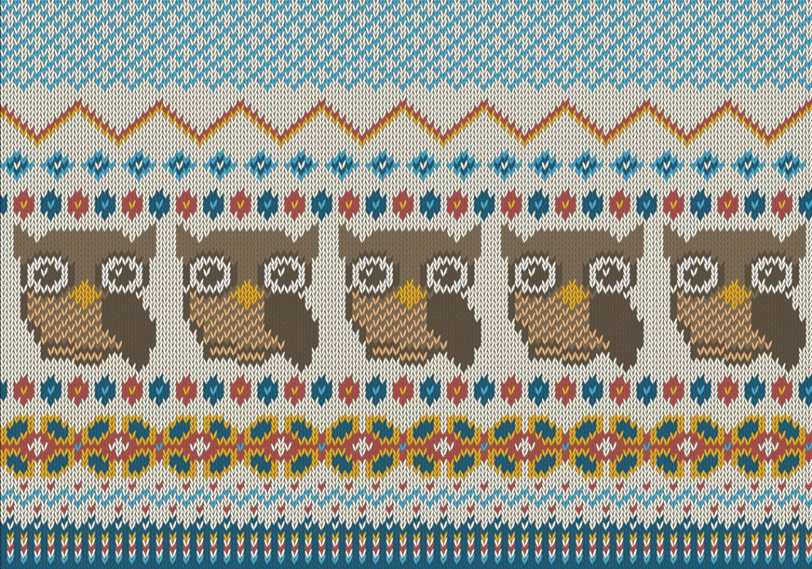Embroidery owl stock