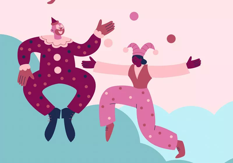 Karneval Clowns