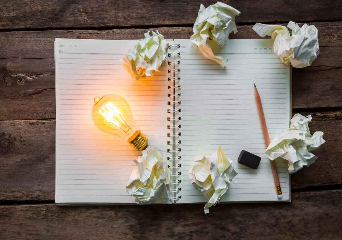 Creative writing stock