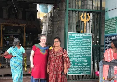 Amanda Weidman in India
