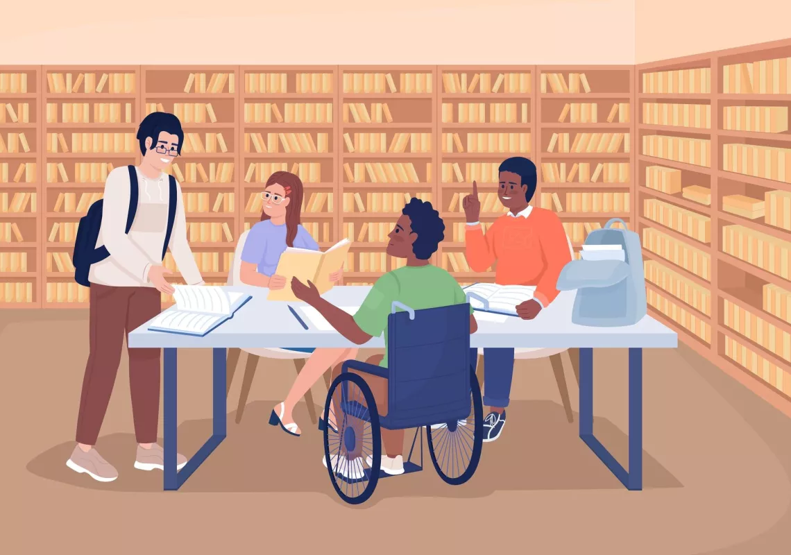 Students graphic stock