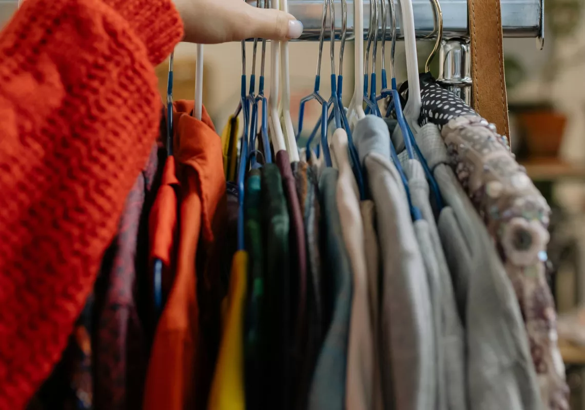 Clothing on Rack