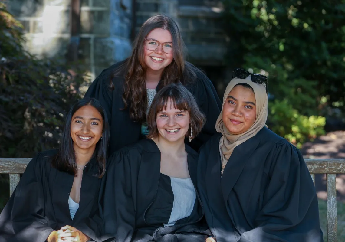 Students at convocation