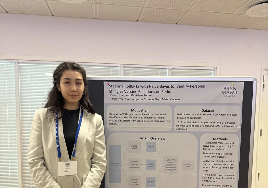 Joon Luther '25 Presents Poster at 2025 Conference