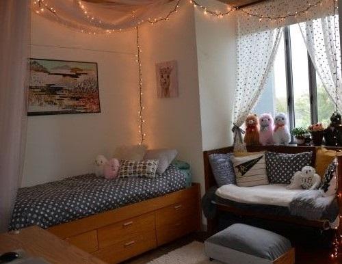 Captain Bed with Drawers in an Erdman Dorm