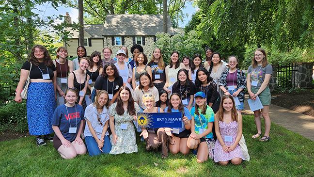 Students at a Send-Off Party in Philadelphia.