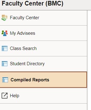 Faculty Center Left Navigation