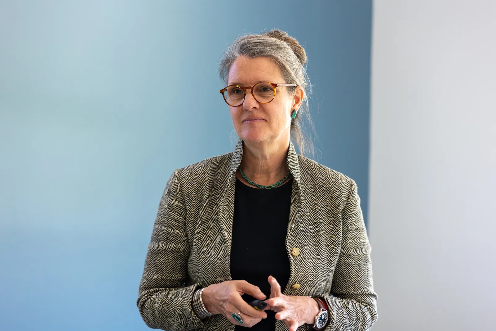 Lisa Young Larance in classroom