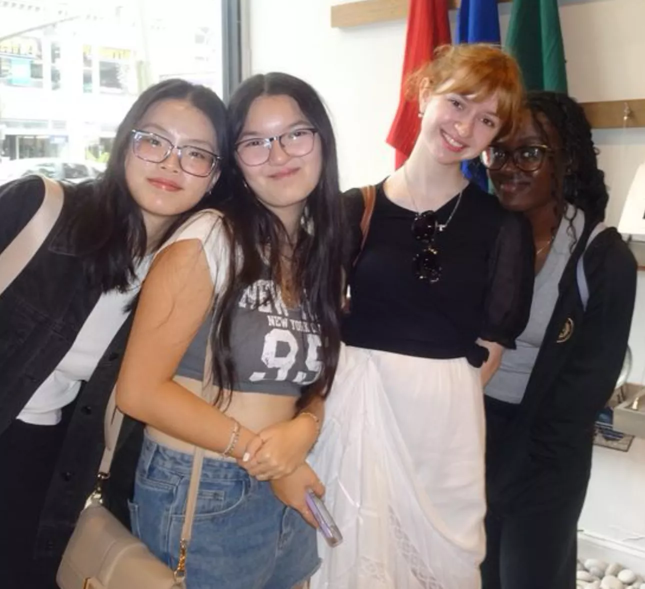 Marie-Claire Davenport with Friends