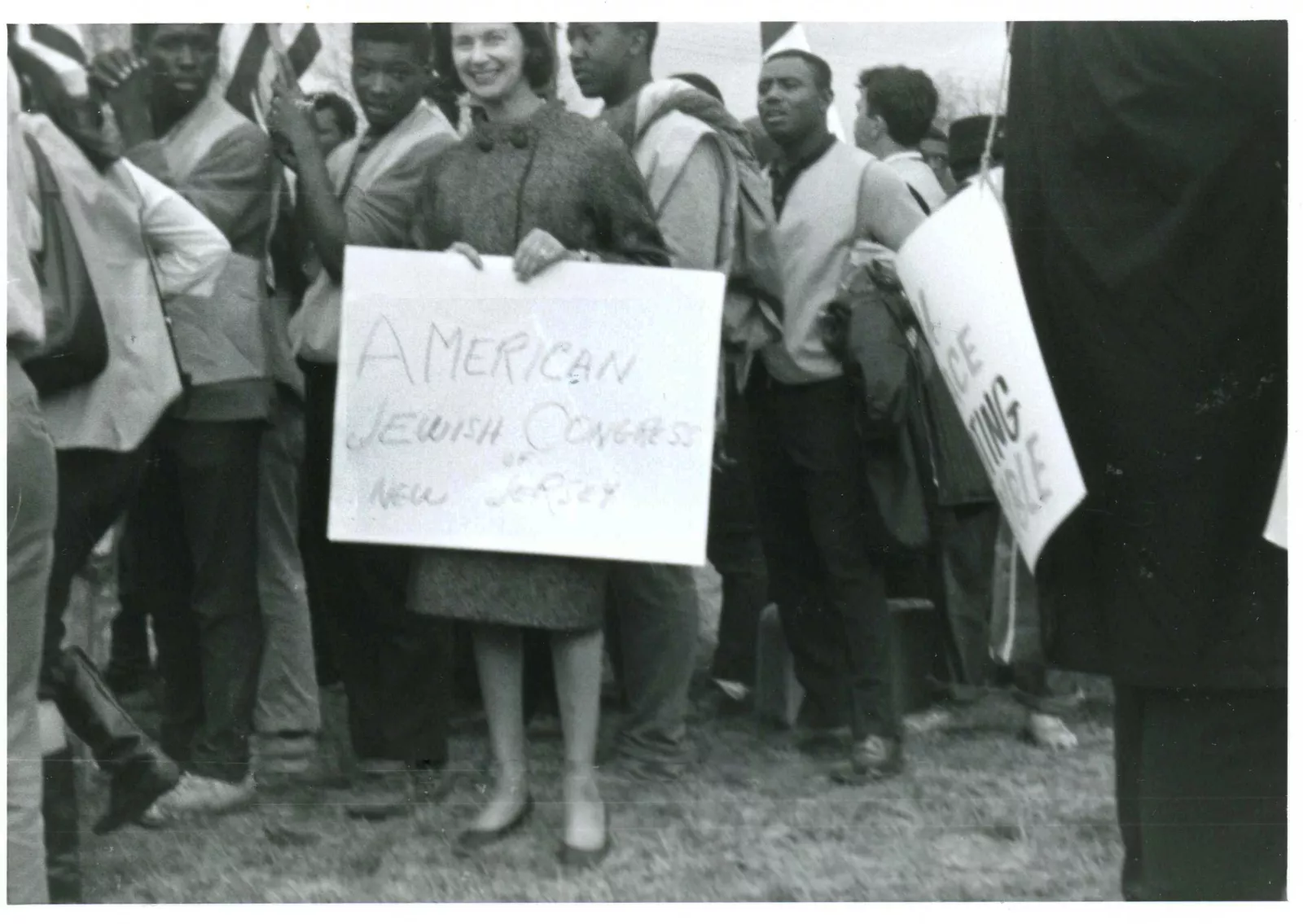 Jackie Levine at the Selma March.