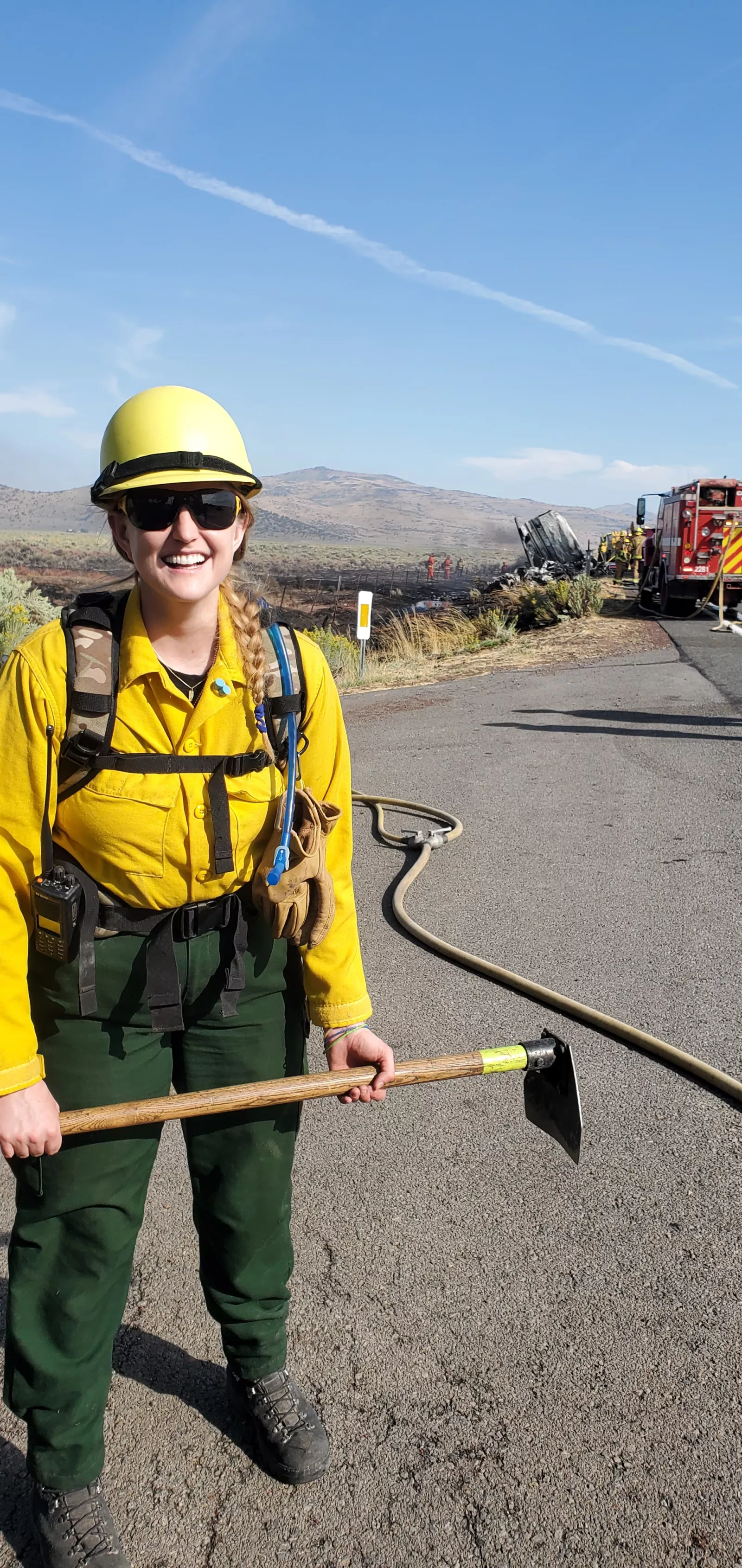 Firefighter Gwen Michael-Jones ’14