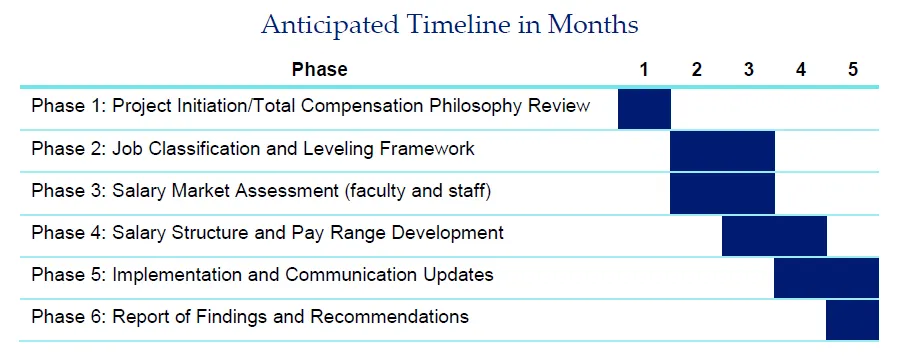 Compensation Study Timeline