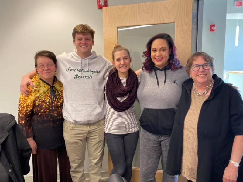 From left: Diane Wagenhals (CTIPP board), Jesse Kohler (CTIPP board), Mari Flamm (BMC), Meagan…