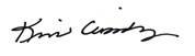 kim cassidy signature